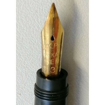 ANTICA PENNA STILOGRAFICA Novo Pen CHEVRON safety OLD FOUNTAIN PEN anni 30 STILO