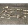 ANTICO SERVIZIO SAMBONET ITALY DA TAVOLA SET POSATE VINTAGE ARGENTATE ARG 69 PZ 