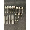 ANTICO SERVIZIO SAMBONET ITALY DA TAVOLA SET POSATE VINTAGE ARGENTATE ARG 69 PZ 