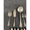 ANTICO SERVIZIO SAMBONET ITALY DA TAVOLA SET POSATE VINTAGE ARGENTATE ARG 69 PZ 