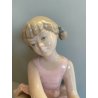 STATUINA SCULTURA PORCELLANA REX VALENCIA D'AVILA ED. LIMITATA VINTAGE BALLERINA