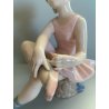 STATUINA SCULTURA PORCELLANA REX VALENCIA D'AVILA ED. LIMITATA VINTAGE BALLERINA