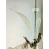 ANTICO LAMPADARIO VETRO MURANO TRASPARENTE Attr. Barovier&Toso VINTAGE ANNI '40 