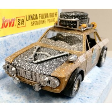 Rara POLITOYS Lancia Fulvia 1600 HF Spedizione Polare MODELLINO AUTO RALLY 1:25