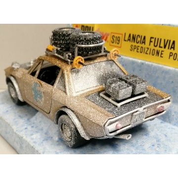 Rara POLITOYS Lancia Fulvia 1600 HF Spedizione Polare MODELLINO AUTO RALLY 1:25