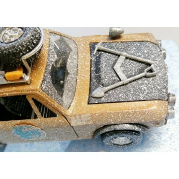 Rara POLITOYS Lancia Fulvia 1600 HF Spedizione Polare MODELLINO AUTO RALLY 1:25