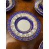 ANTICO SERVIZIO CAFFE 12 PERSONE CERAMICA SEP GERMANY DIPINTO ORO ZECCHINO 24 PZ
