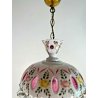 ANTICO LAMPADARIO LIBERTY MARIA TERESA VETRO MURANO DIPINTO 900 GOCCE GLASS LAMP