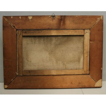 ANTICO QUADRO OLIO TELA Renatti Nino PAESAGGIO MONTANO  BAITA ALPE Devero '900