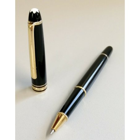 PENNA SFERA PIX Montblanc Meisterstuck CLASSIC NERO ORO vintage BALLPOINT PEN