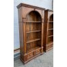 ANTICA COPPIA LIBRERIE LEGNO ABETE 1800 SECRETAIRE 3 CASSETTI PORTA DOCUMENTI 