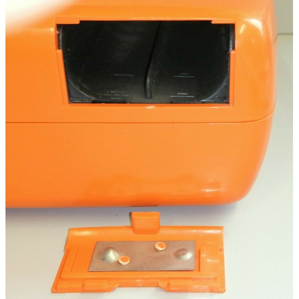 Mangiadischi PENNY orange VINTAGE anni 80 VINILE disco 45 GIRADISCHI PORTATILE