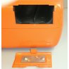 Mangiadischi PENNY orange VINTAGE anni 80 VINILE disco 45 GIRADISCHI PORTATILE
