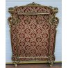 APPENDIABITI PARETE STOFFA OTTONE ANNI 50 ITALY LEGNO FOGLIA ORO VINTAGE OLD 