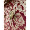 APPENDIABITI PARETE STOFFA OTTONE ANNI 50 ITALY LEGNO FOGLIA ORO VINTAGE OLD 