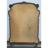 APPENDIABITI PARETE STOFFA OTTONE ANNI 50 ITALY LEGNO FOGLIA ORO VINTAGE OLD 