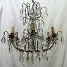 ANTICO LAMPADARIO Liberty VETRO Murano EPOCA 900 OLD GLASS HANGING LAMP VINTAGE