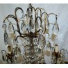 ANTICO LAMPADARIO Liberty VETRO Murano EPOCA 900 OLD GLASS HANGING LAMP VINTAGE