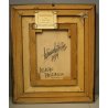 QUADRO DIPINTO OLIO TELA LUCIANO LUTRING 1999 Allegro Pagliaccio CLOWN TAMBURO