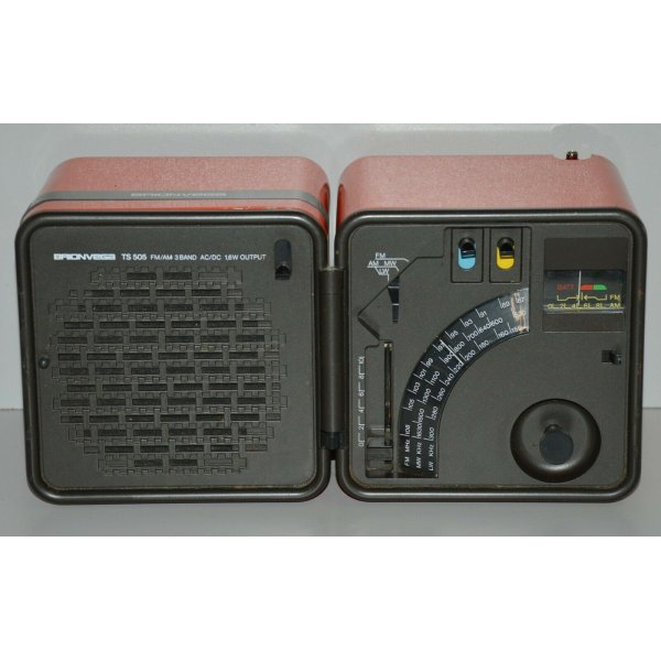 ANTICA RADIO Brionvega CUBO TS 505 DESIGN Sapper Zanuso ARANCIONE stereo ANNI 70