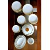 SERVIZIO PIATTI VINTAGE 85pz 12pers CERAMICA Thomas Germany PROFILO ORO ZECCHINO