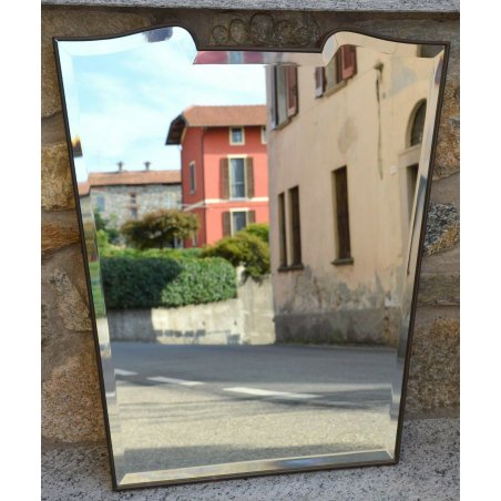 SPECCHIERA DESIGN Gio Ponti ANNI 40 Paolo Buffa SPECCHIO MOLATO VINTAGE MIRROR