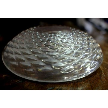 POSACENERE BOWL DESIGN C. Scarpa Barovier & Toso VETRO MURANO TRASPARENTE GLASS