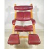 POLTRONA SEDIA STOKKE GRAVITY DESIGN BORDEAUX LEGNO PETER OPSVIK ERGONOMICA NORW