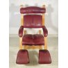 POLTRONA SEDIA STOKKE GRAVITY DESIGN BORDEAUX LEGNO PETER OPSVIK ERGONOMICA NORW