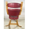 POLTRONA SEDIA STOKKE GRAVITY DESIGN BORDEAUX LEGNO PETER OPSVIK ERGONOMICA NORW