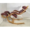POLTRONA SEDIA STOKKE GRAVITY DESIGN BORDEAUX LEGNO PETER OPSVIK ERGONOMICA NORW