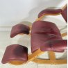 POLTRONA SEDIA STOKKE GRAVITY DESIGN BORDEAUX LEGNO PETER OPSVIK ERGONOMICA NORW