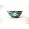 CIOTOLA PORCELLANA CINESE POLICROMA FLOREALE PORCELAIN BOWL BLOOMS CHINA XX sec