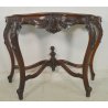 ANTICA CONSOLE Luigi Filippo LEGNO NOCE epoca 1800 CONSOLLE etagere RADICA mossa