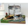 BINARIO TRENINO fem F E M DIORAMA MARKLIN ESSO FERROVIE MINIATURA PUBBLICITARIO 