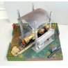 BINARIO TRENINO fem F E M DIORAMA MARKLIN ESSO FERROVIE MINIATURA PUBBLICITARIO 