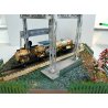 BINARIO TRENINO fem F E M DIORAMA MARKLIN ESSO FERROVIE MINIATURA PUBBLICITARIO 