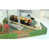 BINARIO TRENINO fem F E M DIORAMA MARKLIN ESSO FERROVIE MINIATURA PUBBLICITARIO 