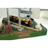 BINARIO TRENINO fem F E M DIORAMA MARKLIN ESSO FERROVIE MINIATURA PUBBLICITARIO 
