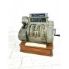 ANTICA CASSA REGISTRATORE di CASSA National METALLO NICHEL VINTAGE CASH REGISTER