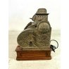 ANTICA CASSA REGISTRATORE di CASSA National METALLO NICHEL VINTAGE CASH REGISTER