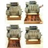 ANTICA CASSA REGISTRATORE di CASSA National METALLO NICHEL VINTAGE CASH REGISTER