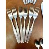 SET POSATE DA TAVOLA VINTAGE WMF mod. "Paris" ARGENTATE 37pz MIDCENTURY