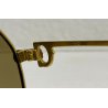 BELLISSIMI OCCHIALI DA SOLE CARTIER VENDOME LOUIS 62/14-140 PLACCATI ORO ANNI 80
