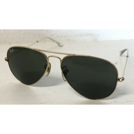 BELLISSIMI OCCHIALI DA SOLE RAY-BAN 55014 RB 3025 AVIATOR L W3234 GOCCIA ORO 