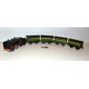 Marklin 0 TRENINO VINTAGE train LOCOMOTIVA 880 TENDER 4 VAGONI CARICA  MOLLA 900