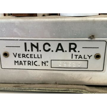 RARA ANTICA Radio INCAR VZ 514 bachelite EPOCA anni 50 VALVOLE collezione ITALY