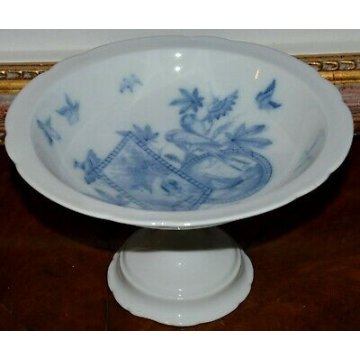 ANTICO SERVIZIO PIATTI Tocco Novara 35 pezzi DIPINTO Orientale CERAMICA OLD DISH