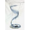 VASO VETRO SOFFIATO DESIGN Anne Nilsson SVEZIA CRISTALLO SWEDEN GLASS VASE   