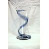 VASO VETRO SOFFIATO DESIGN Anne Nilsson SVEZIA CRISTALLO SWEDEN GLASS VASE   